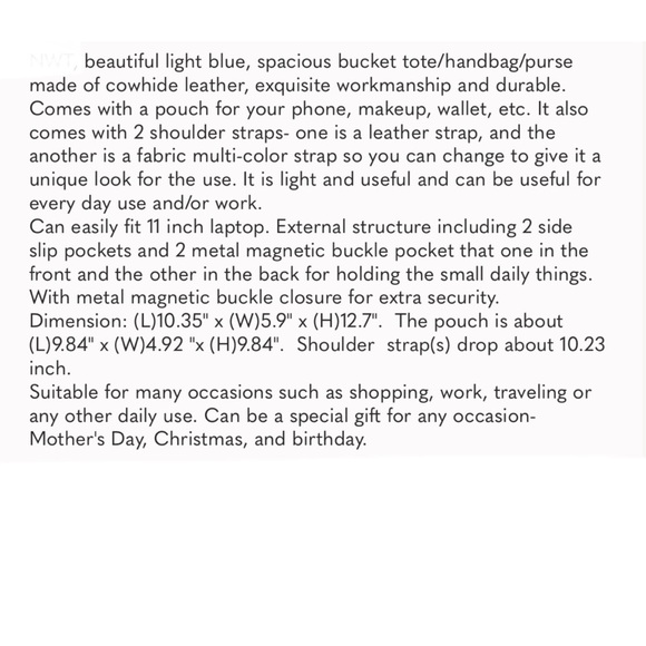 Seammer Bucket Handbag - Picture 8 of 8